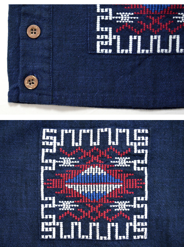 グアテマラ長袖シャツ サムライジーンズ SGGS17 SAMURAI JEANS 日本製