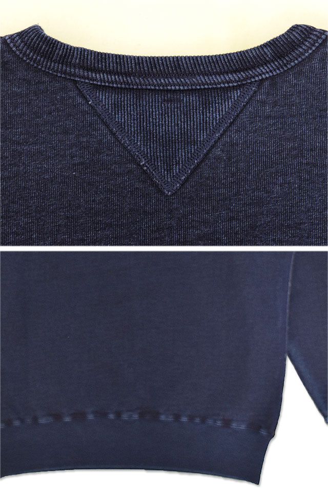 柿渋染めインディゴスウェットトレーナー サムライジーンズ SIS25-101