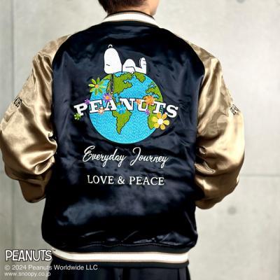 スヌーピー×フラッグスタッフ リバーシブルスカジャン Flagstaff