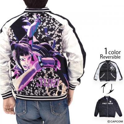 ストリートファイター6 リバーシブルスカジャン「JURI」 サクラ