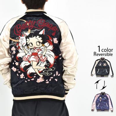 BETTY×ネバーマインド リバーシブルスカジャン NEVER MIND BBN-2608