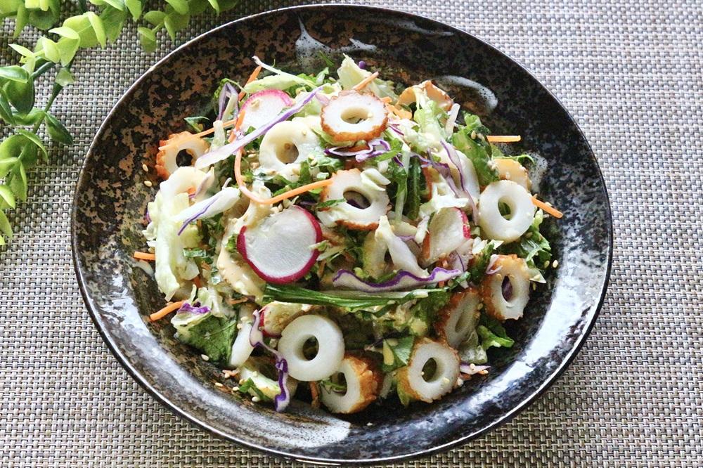 青じそ香るちくわと10品目野菜の和えサラダ | レシピ | サラダクラブ