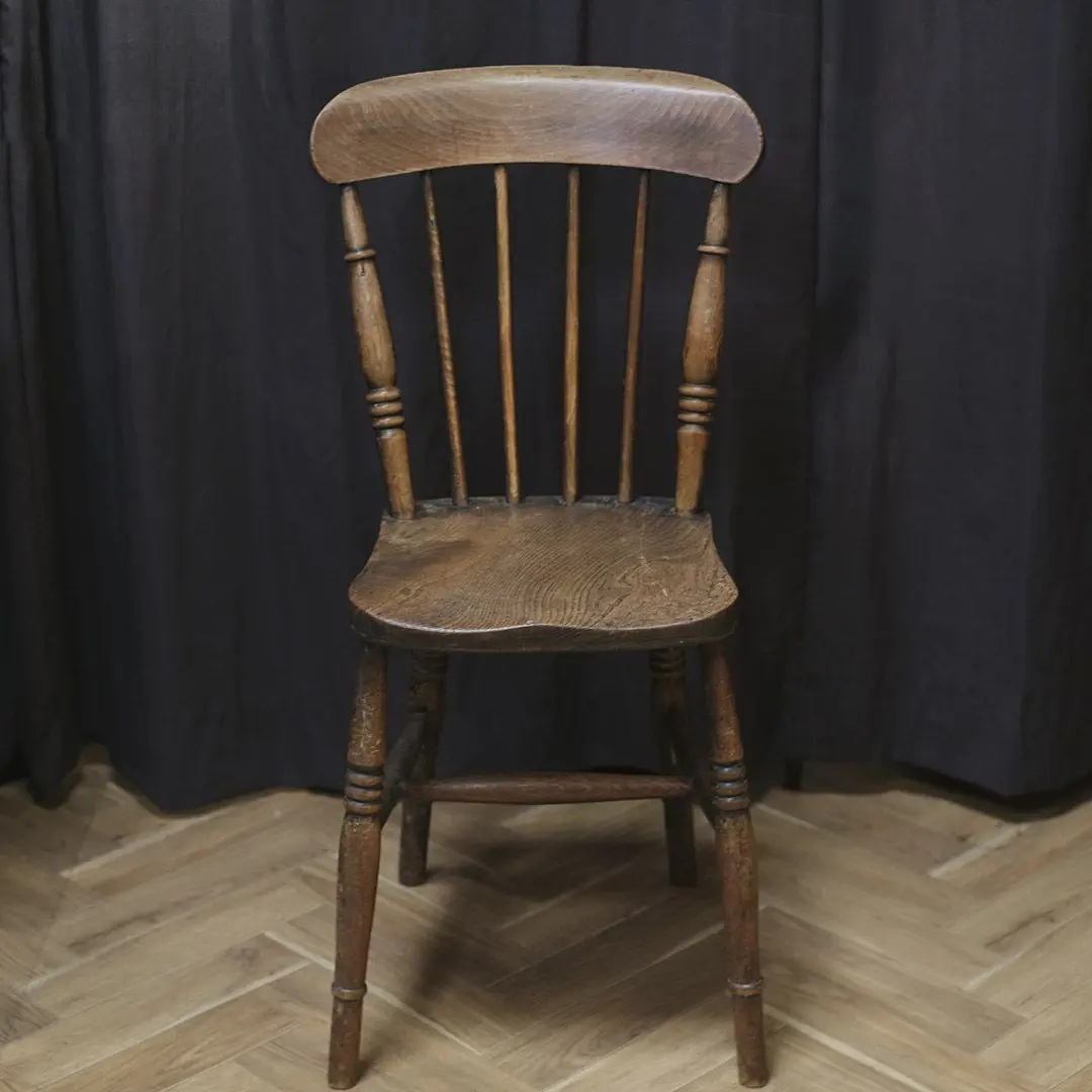 アンティーク キッチンチェアB エルム材 ウィンザーチェア