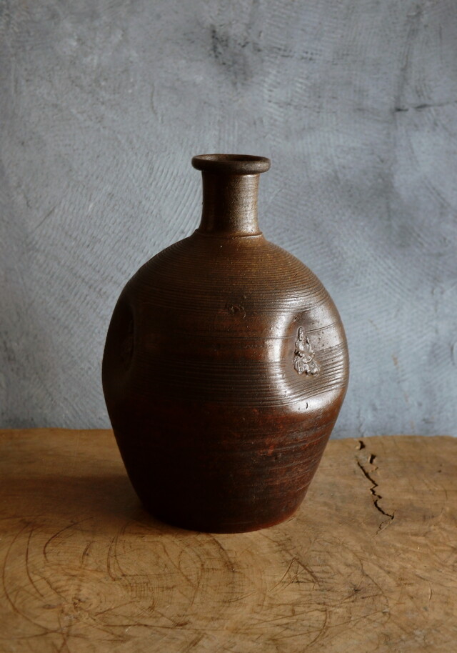 Antique Sam's Collection備前人形徳利 へそ徳利 備前焼