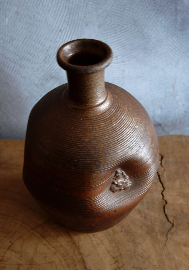 Antique Sam's Collection備前人形徳利 へそ徳利 備前焼