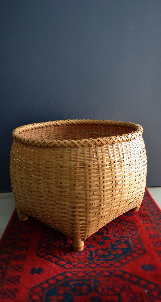 Antique Sam's Collection竹籠（大） インテリア ランドリーBOX