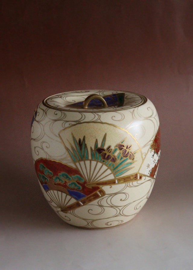 清閑寺窯 杉田祥平作 京焼 皆具 茶道具Antique Sam's Collection