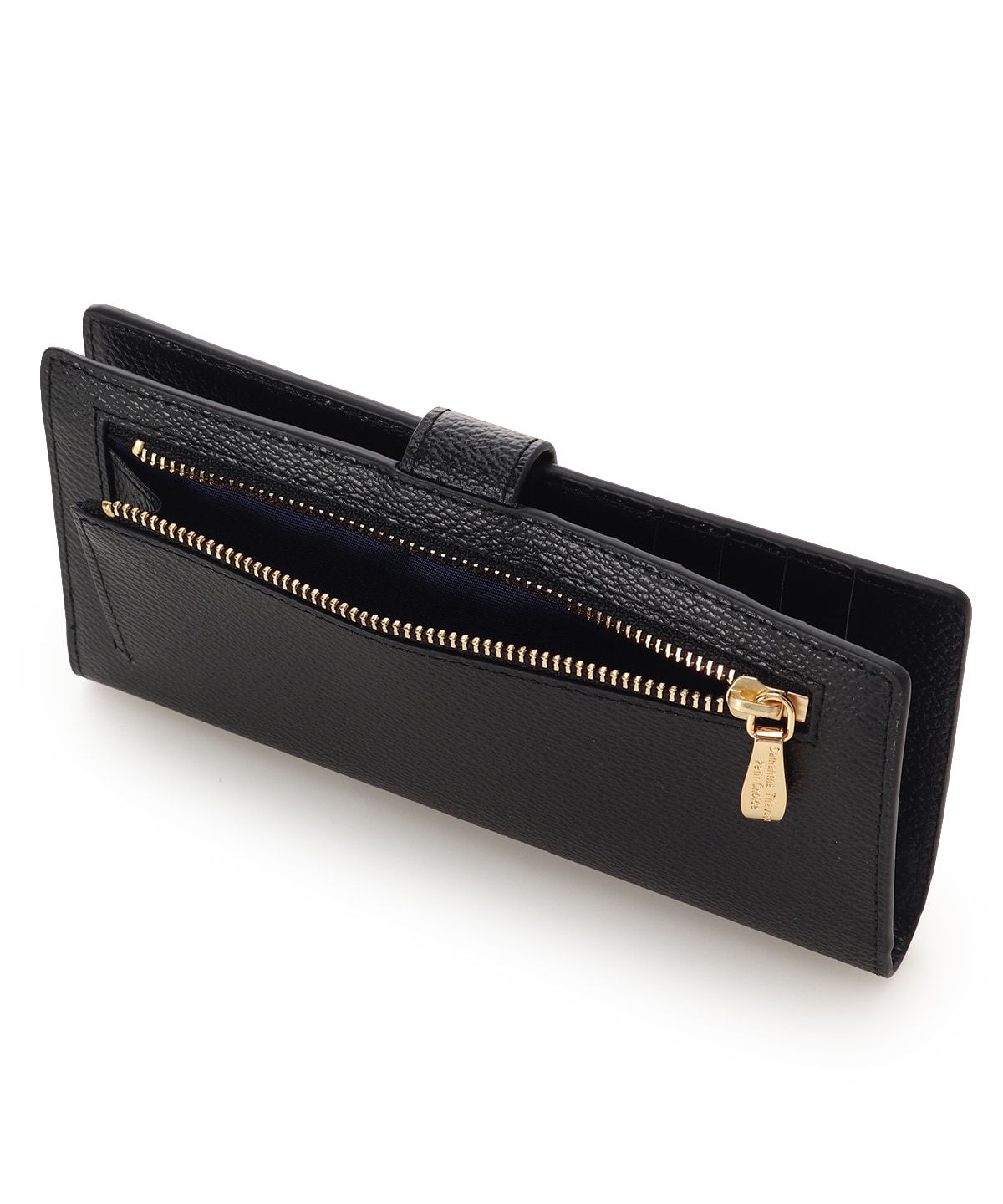 シンプル薄マチ 長財布(FREE ブラック): Samantha Thavasa Petit