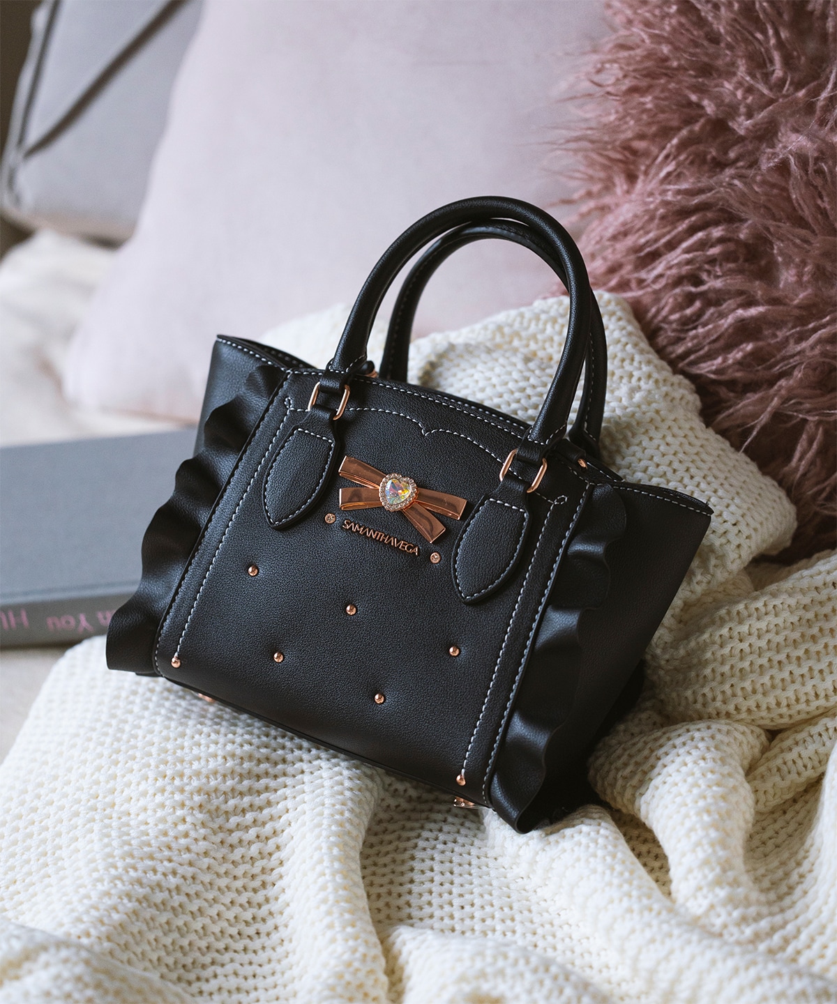 リボンスタッズフラッター(ミニ)(FREE ブラック): SAMANTHAVEGA