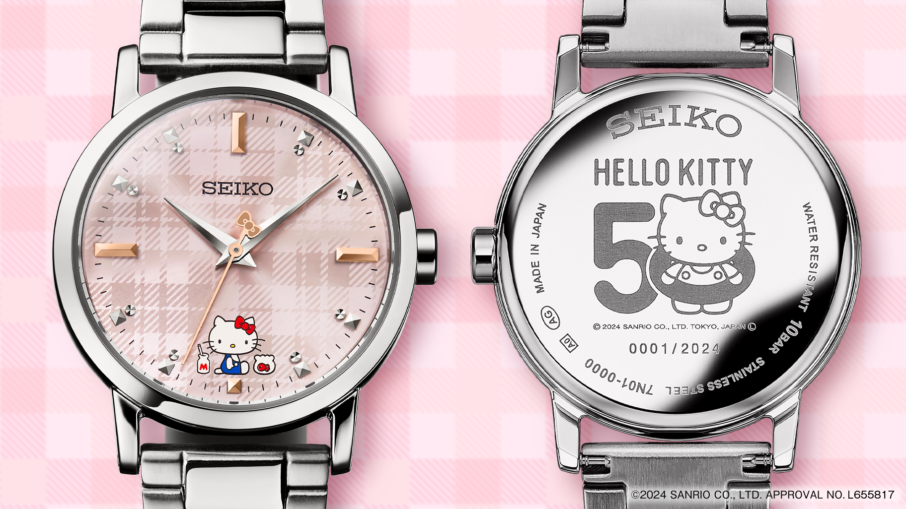 ハローキティ50周年♡SEIKOからアニバーサリーウォッチが数量限定で