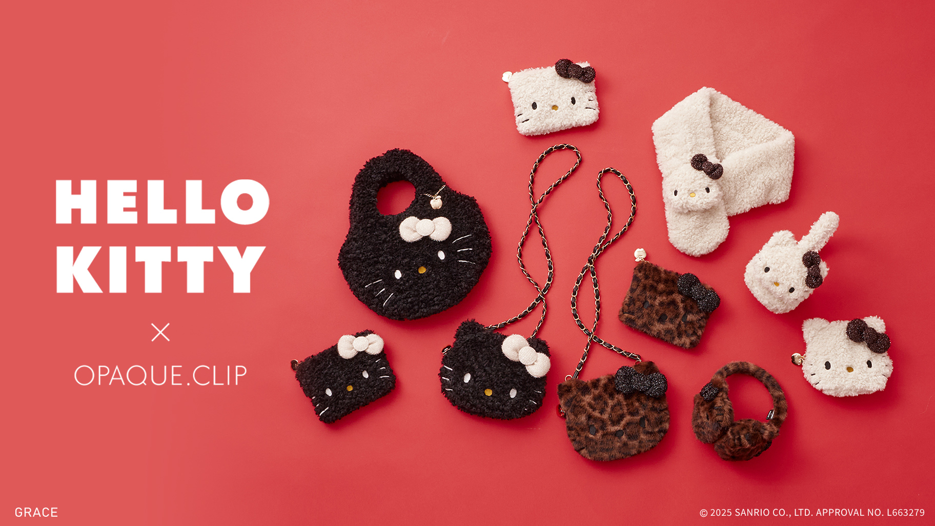 OPAQUE.CLIPとハローキティのコラボアイテムが登場☆｜サンリオ