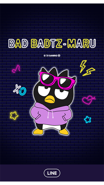 バッドばつ丸（ネオン）｜サンリオ