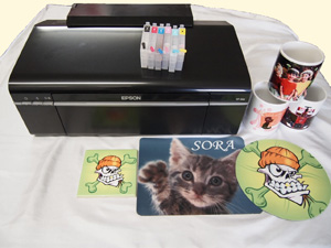 昇華プリントシステム提案4:EPSON EP-302 プリンタ用小型昇華転写システム