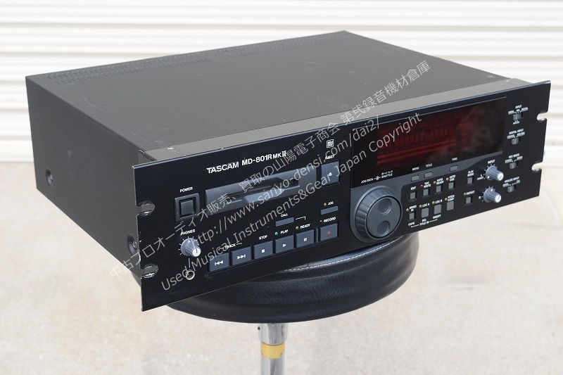 TASCAM MD-801Rmk2 業務用MDレコーダー｜中古 山陽電子商会 第弐録音