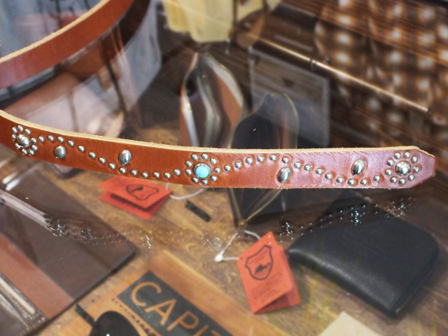 送料無料】通販 札幌 HTC BELT END ONLY #SN-33 TURQUOISE 0.75 FLOWER