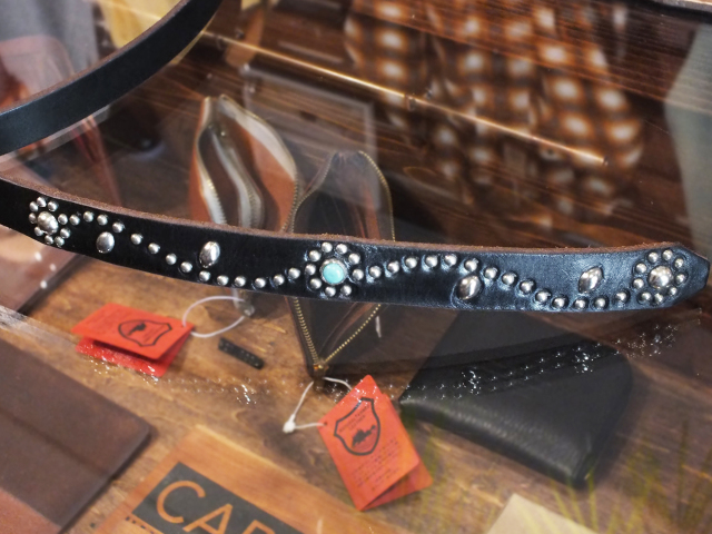 送料無料】通販 札幌 HTC BELT END ONLY #SN-33 TURQUOISE 0.75 FLOWER