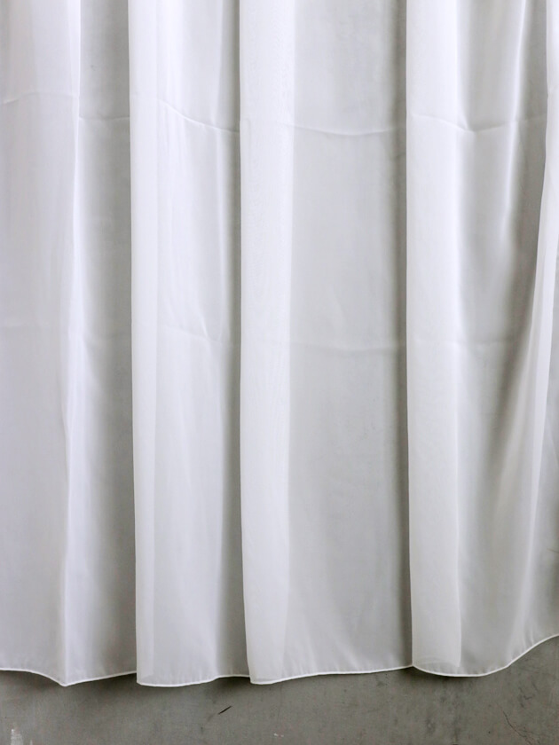 Chez moiカーテンOrganza Basicホワイト140x220cm