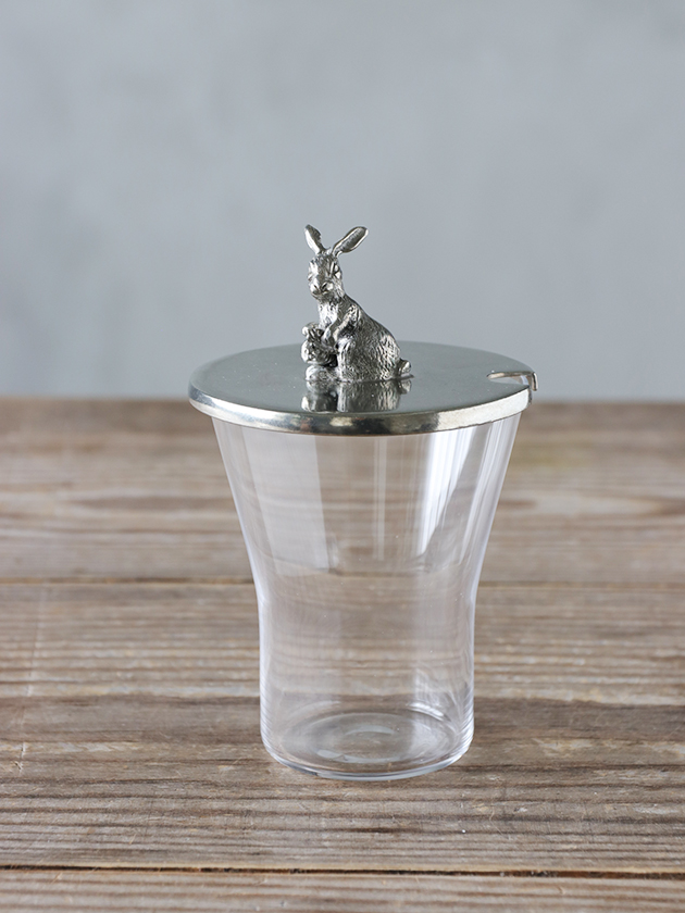 Pewter ジャムポット Rabbit
