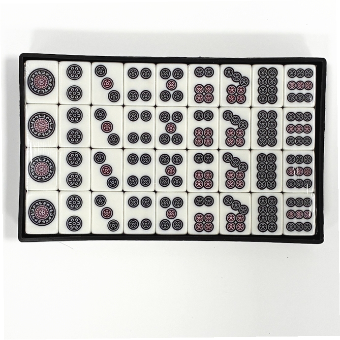 ケース付き麻雀牌「水仙」約27mm（サイズM） / 全自動麻雀卓、手打ち