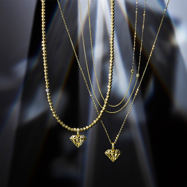 GOLD GLITTER NECKLACE(L)(5ZN0024)｜SJX公式ONLINE STORE