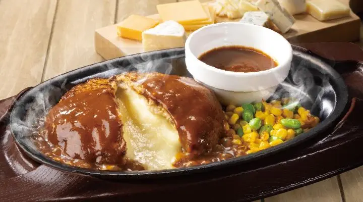 Cheese stuffed hamburg steak | Cheese IN/Chicken | Gusto（ガスト