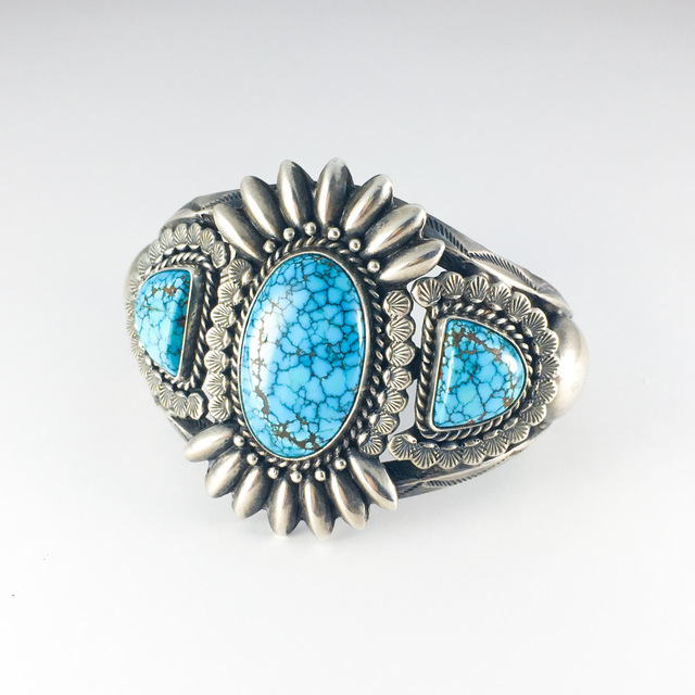 Fred Thompson #8 bangle 351 | ターコイズ・メンズシルバー