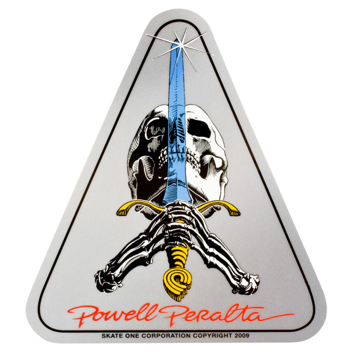 Powell Peralta Skull & Sword Sticker (Single) - Skate One