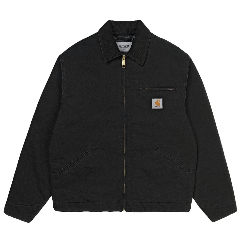 Carhartt WIP OG Detroit Jacket Black/Black Aged Ca | Skatestore