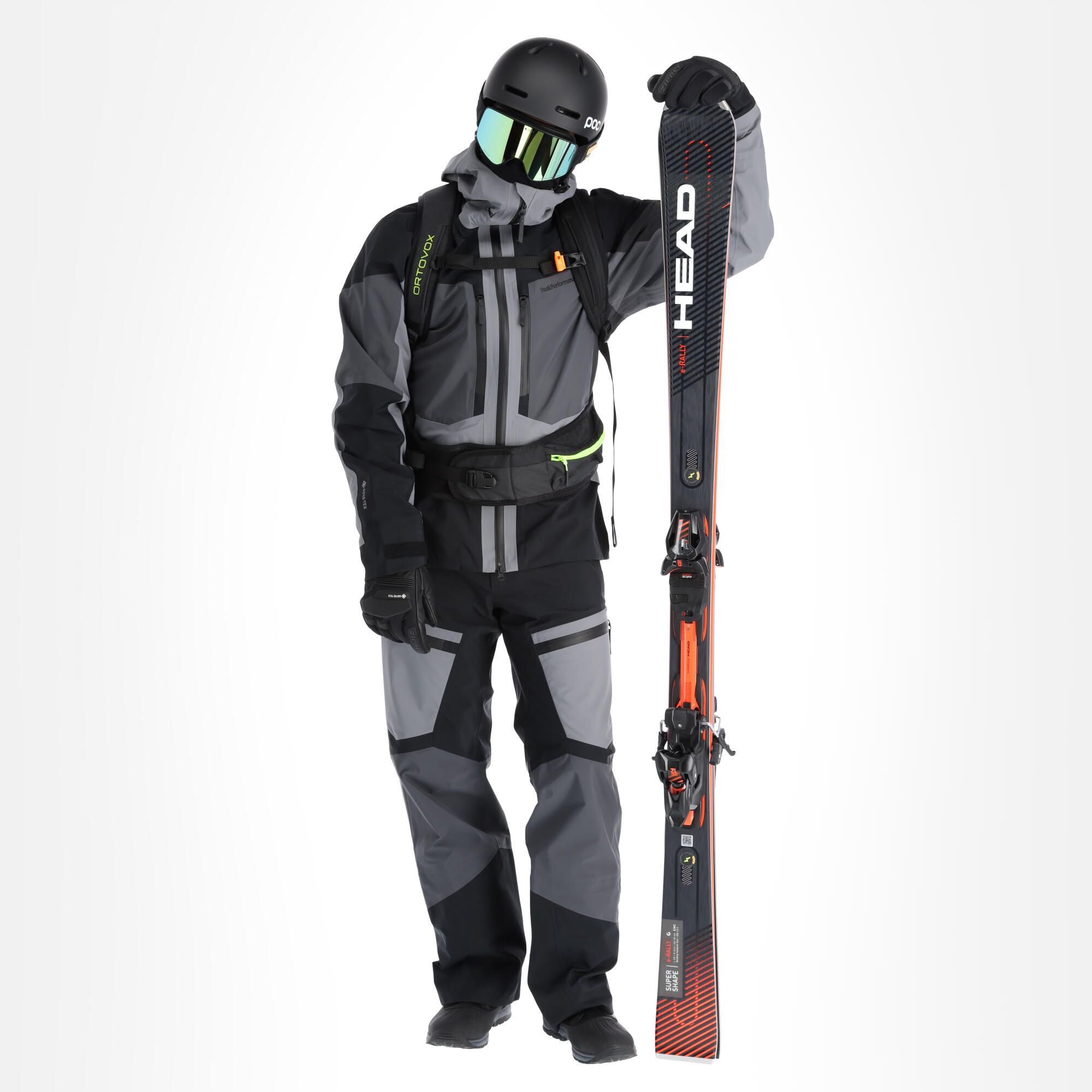 Peak Performance, Gravity Jacket ski jacket men Quiet grey Ski