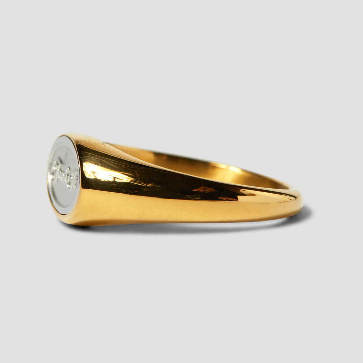 Huf Fuck It Signet Ring Gold – Slam City Skates