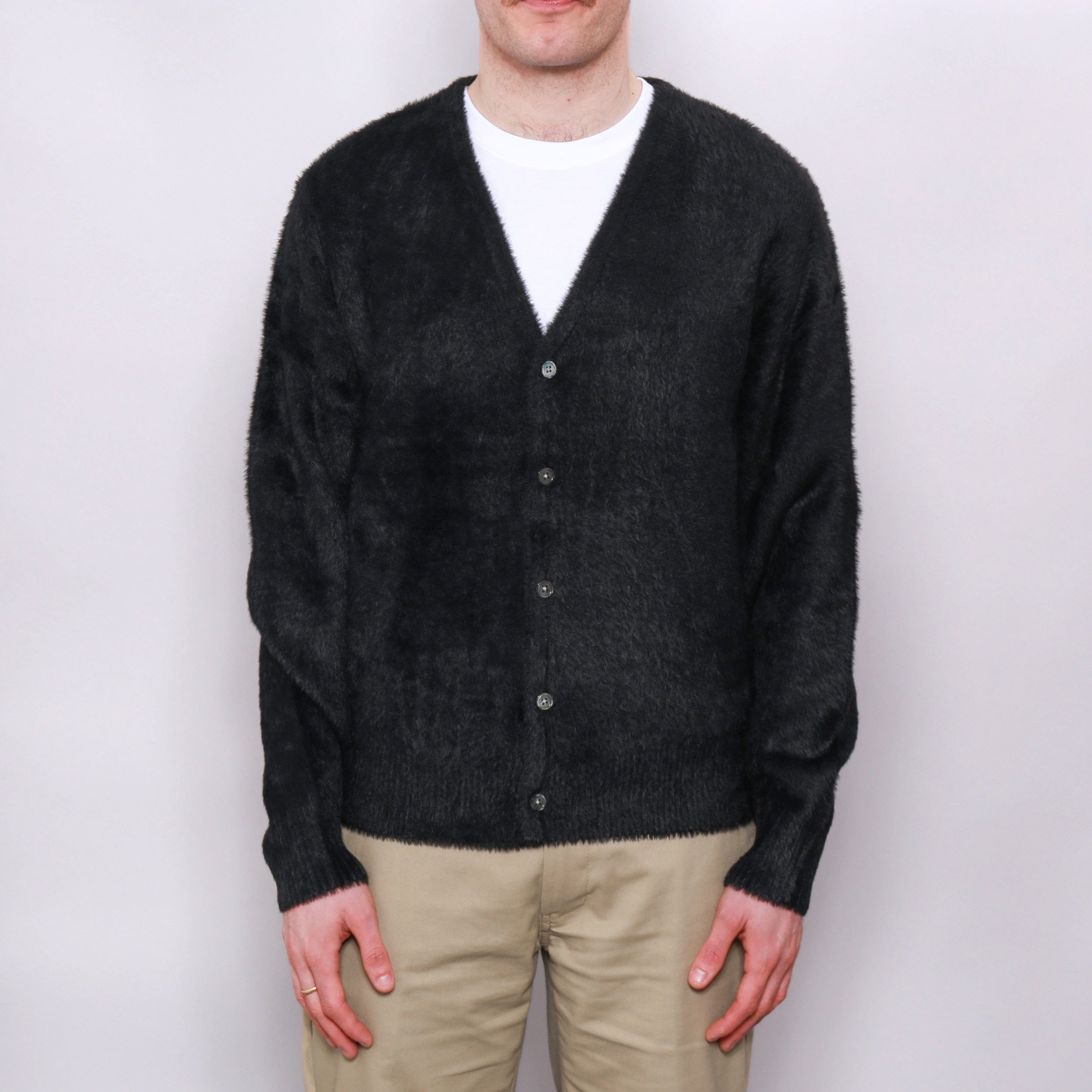 Stussy Shaggy Cardigan Black – Slam City Skates