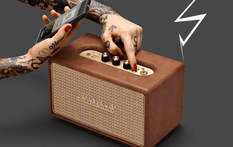 This Tiny Marshall Acton Tawny Speaker Keeps It Classy