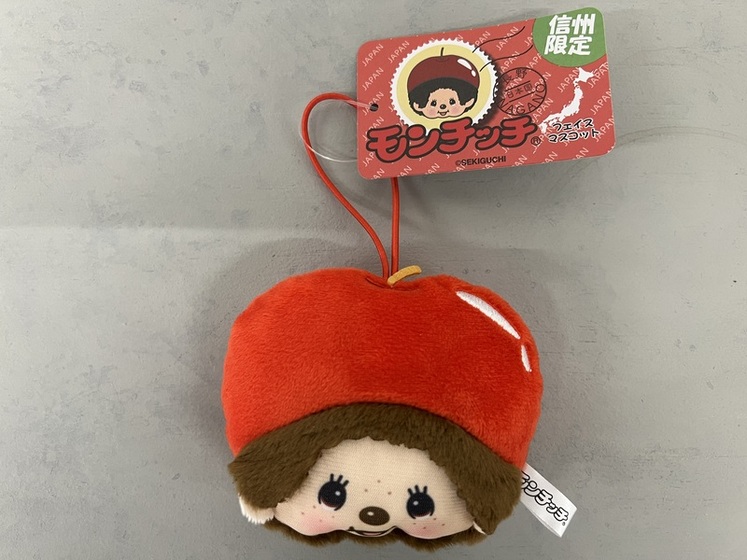長野限定】モンチッチフェイスマスコット 信州りんご｜モンチッチ