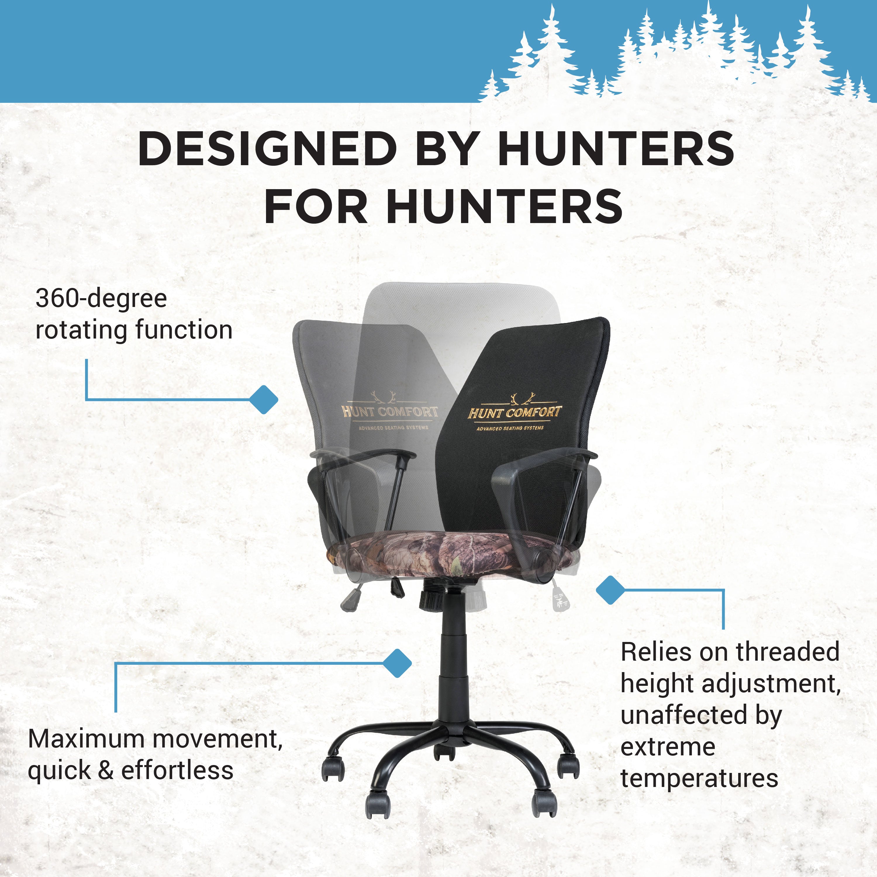 Deluxe Hunting Chair - Office Chair - Summit Outdoors