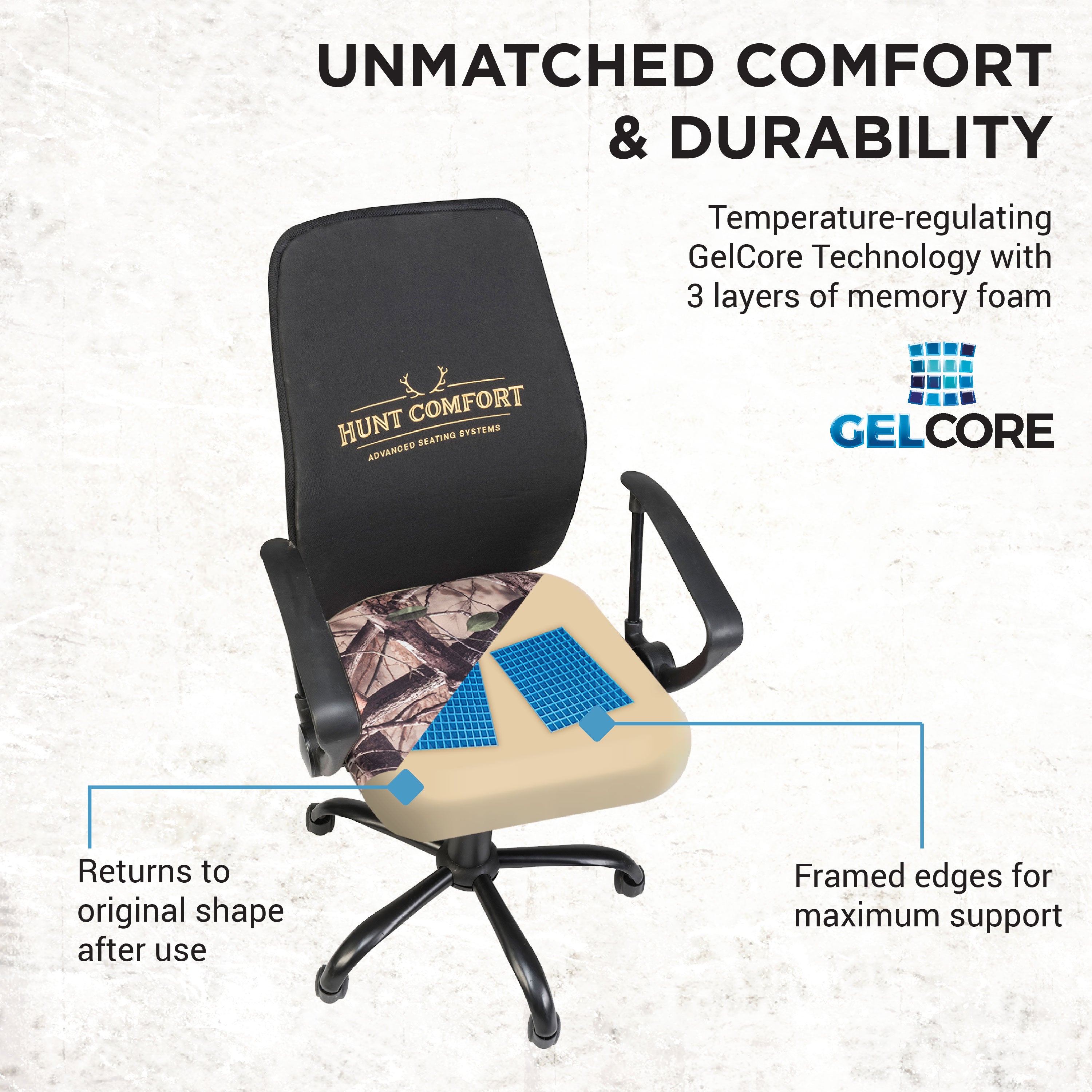 Deluxe Hunting Chair - Office Chair - Summit Outdoors