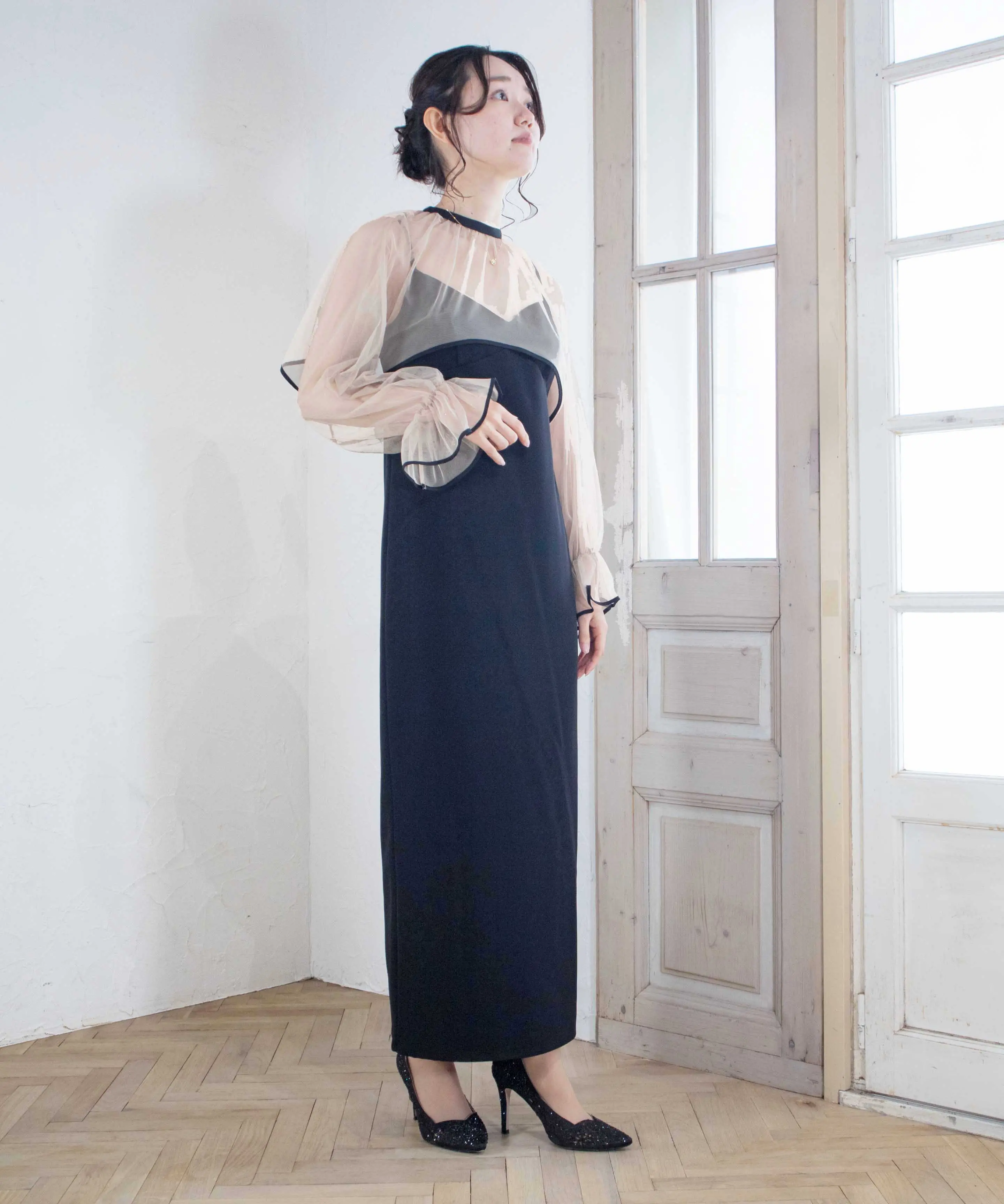 そのまま購入可能】【Sサイズ】MANY WAY AIRY VEIL DRESS Ameri