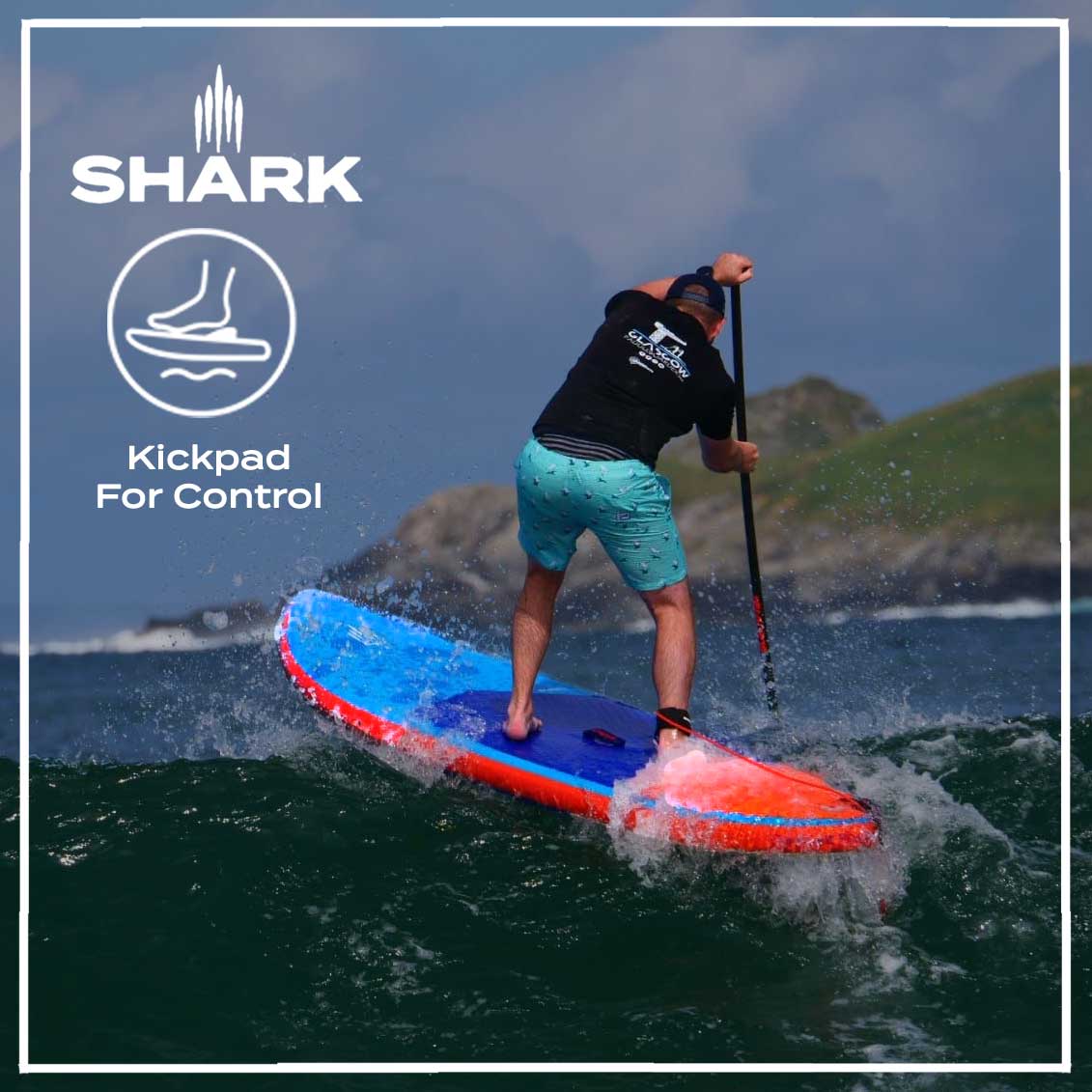 Shark SUPs | Surf Plus 9'2 Paddleboard | SUP Surfing