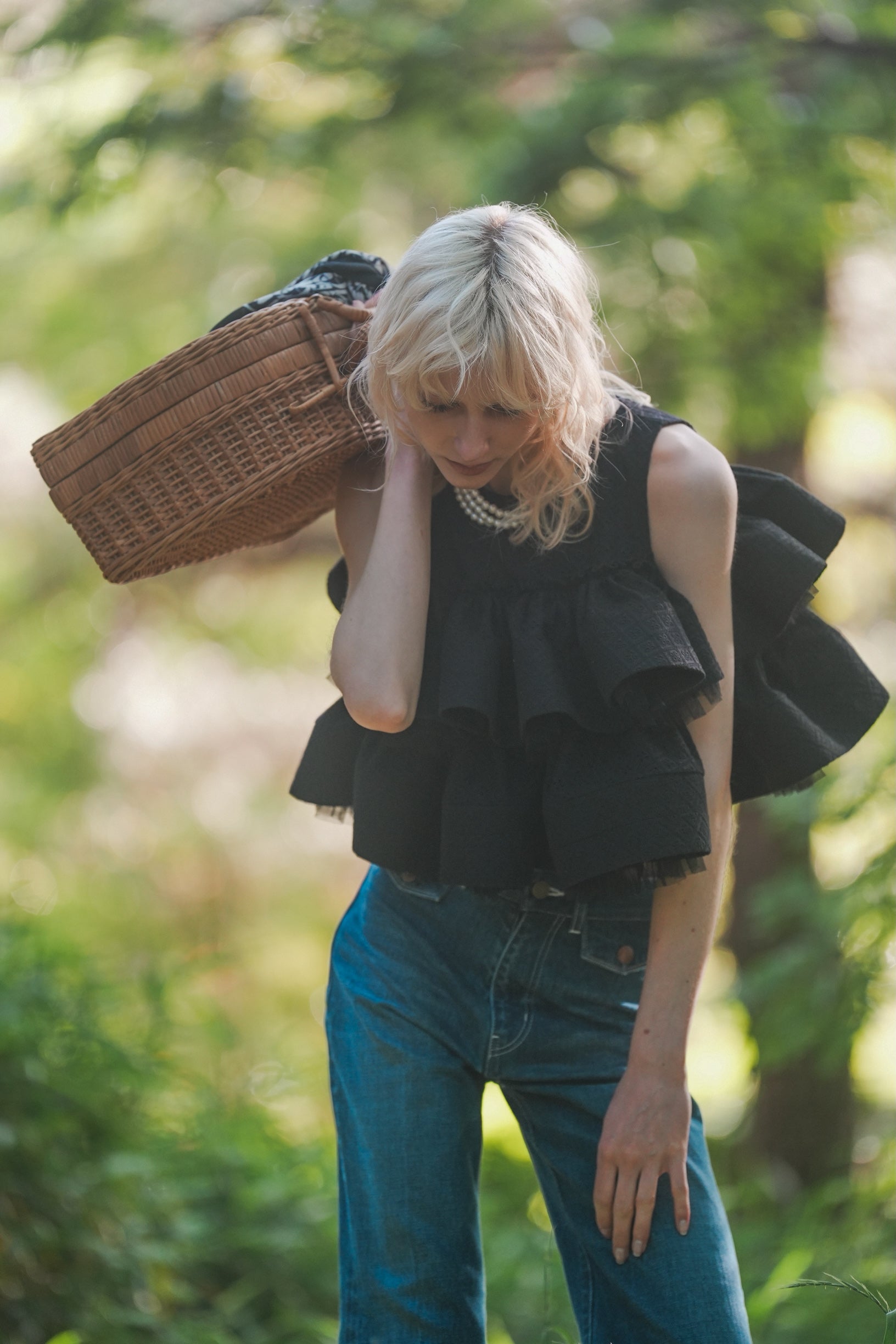 BLOOM cotton lace tops – shéller / シェリエ