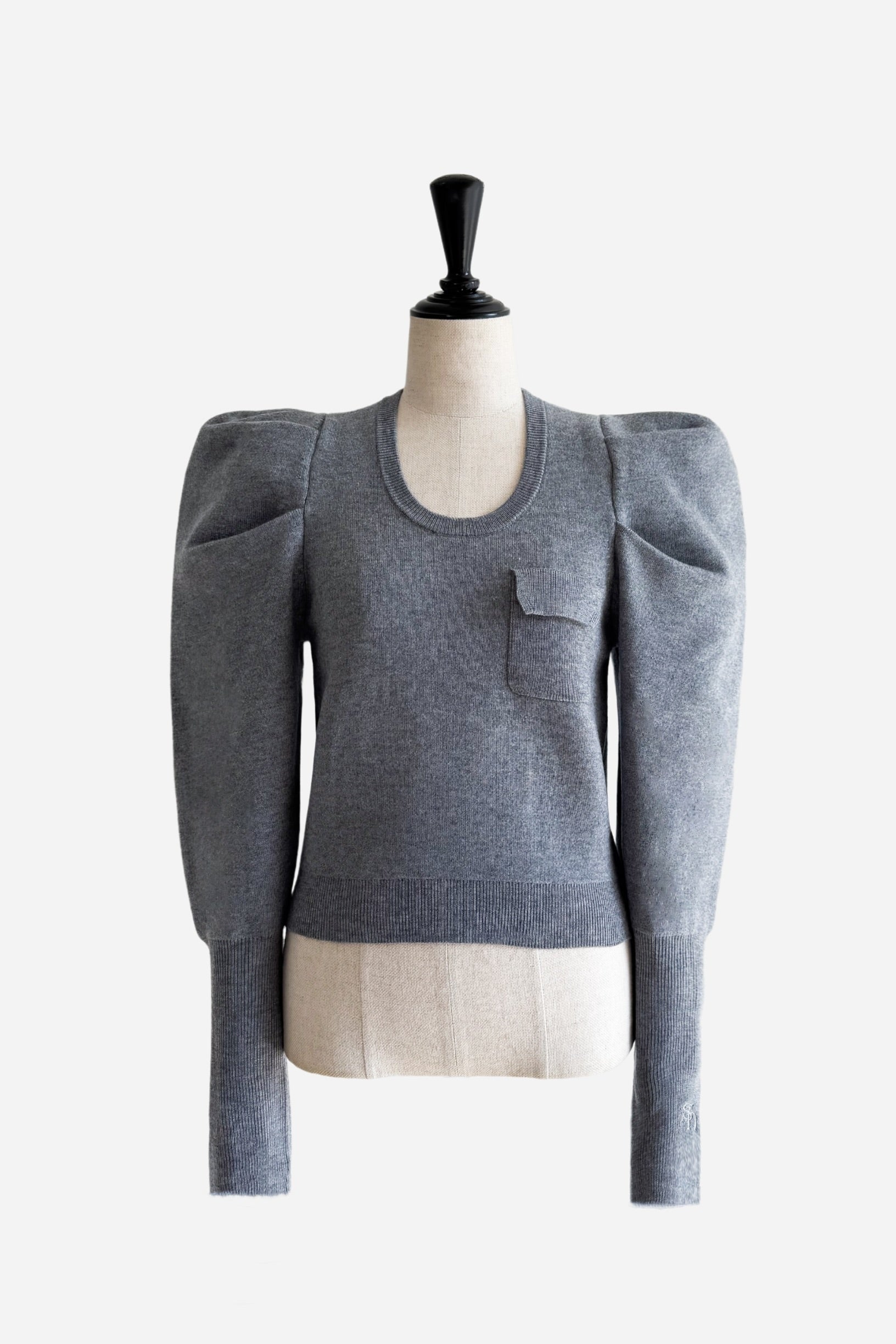 sh power shoulder knit tops – shéller / シェリエ