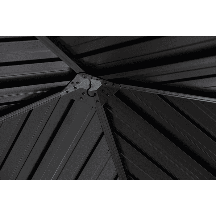 Sojag® Lena 12 x 12 x 10 ft Grey Hard Top Gazebo