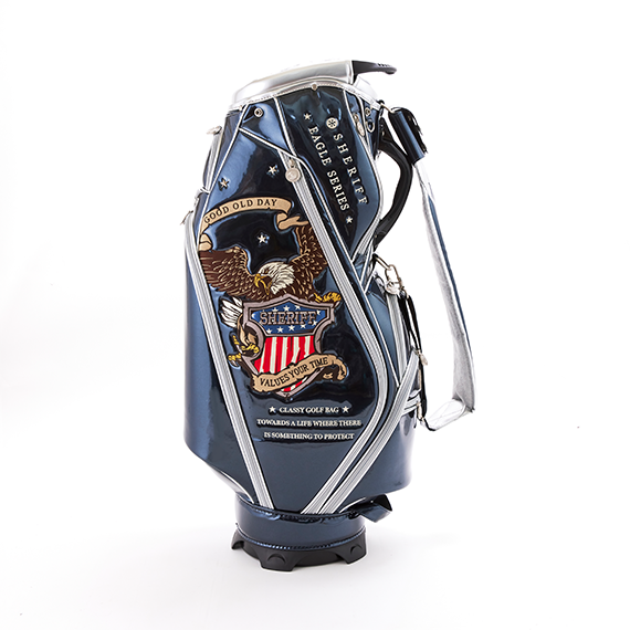 SFE-002CB.ネイビー×シルバー（エナメル） – キャディバッグ・ゴルフ