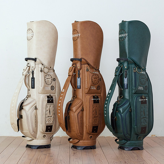 SAT-001CB.ベージュ（合成皮革） – キャディバッグ・ゴルフバッグ