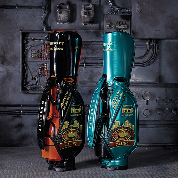 SCA-010CB.ターコイズ×ブラック（エナメル） – キャディバッグ・ゴルフ