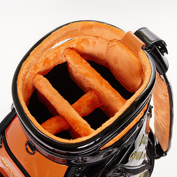 SCA-010CB.ブラック×オレンジ（エナメル） – キャディバッグ・ゴルフ