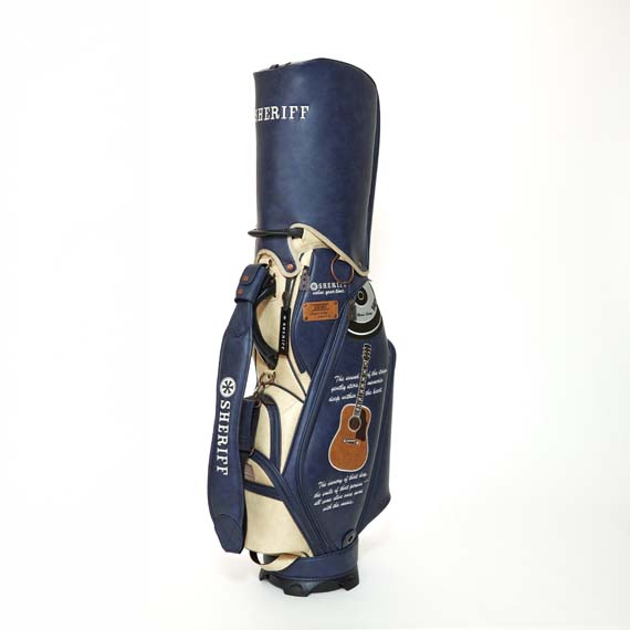 SMU-005CB.ネイビー×ベージュ（合成皮革） – キャディバッグ・ゴルフ