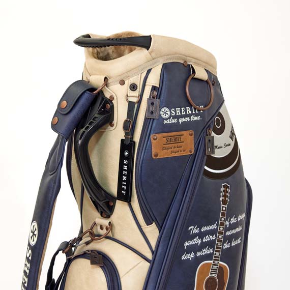 SMU-005CB.ネイビー×ベージュ（合成皮革） – キャディバッグ・ゴルフ