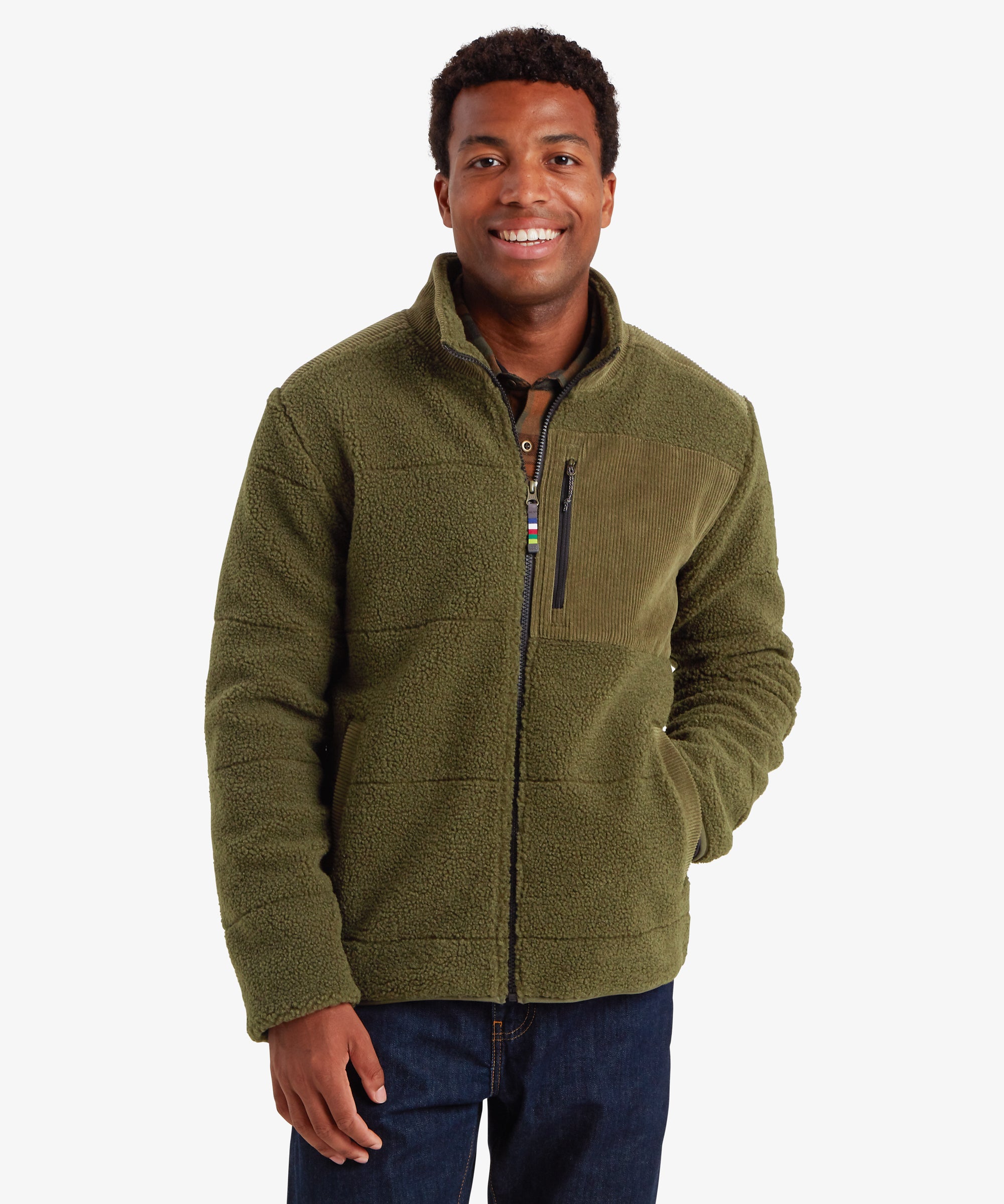 Men's Rangeli Full Zip Jacket Green | Sherpa Adventure Gear