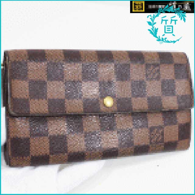 買取価格】ルイヴィトンのダミエ ポシェット ポルト モネ カルト