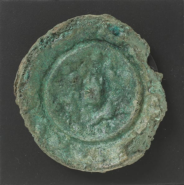 奈良時代の鏡（海獣葡萄鏡）を発見！－祭祀に使用か！？ - 滋賀県文化