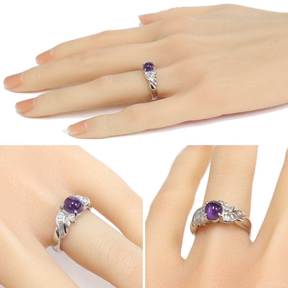 ジュエリー・アクセサリー ノーブランド Pt900パープルスター